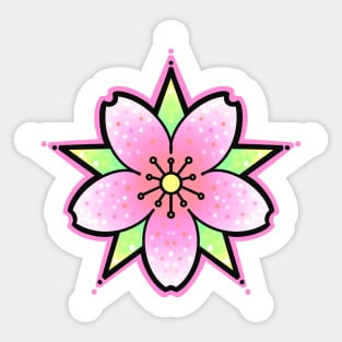 pastel pink sakura blossom Sticker